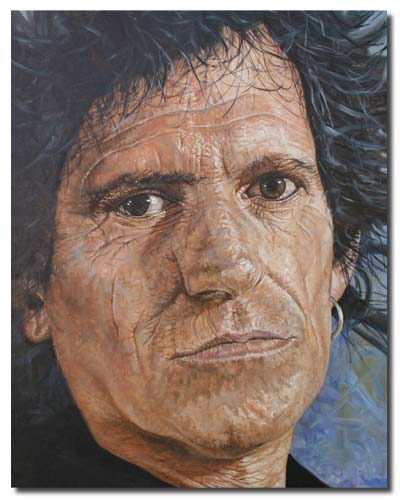 Keith Richards by Jason J. Swain